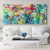 Lush Encounter - Abstract Expressionism by Estelle Asmodelle