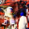 Sunset Osaka - Abstract Expressionism by Estelle Asmodelle 6