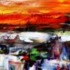 Sunset Osaka - Abstract Expressionism by Estelle Asmodelle 8