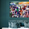 Sunset Osaka - Abstract Expressionism by Estelle Asmodelle 2