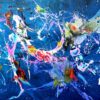 Deep Sea Creatures - Abstract Expressionism by Estelle Asmodelle 2