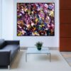 Darkened Crystals - Abstract Expressionism by Estelle Asmodelle