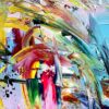 Koko de Machimasu (I'll Wait Here) - Abstract Expressionism by Estelle Asmodelle 2