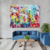 Koko de Machimasu (I'll Wait Here) - Abstract Expressionism by Estelle Asmodelle 6