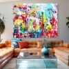 Koko de Machimasu (I'll Wait Here) - Abstract Expressionism by Estelle Asmodelle