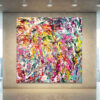 Engagement at Avalon - abstract expressionism by Estelle Asmodelle