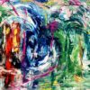 Amidst the Controversy - abstract expressionism by Estelle Asmodelle 2
