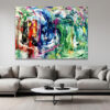 Amidst the Controversy - abstract expressionism by Estelle Asmodelle 3