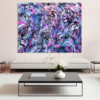 Blue Dreaming Pink - abstract expressionism by Estelle Asmodelle 6