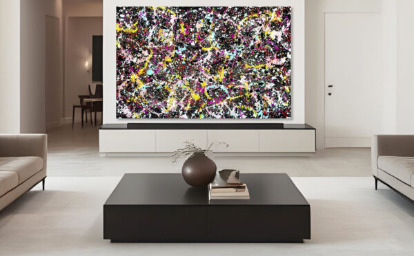 Luminous Entanglement - abstract expressionism by Estelle Asmodelle 2