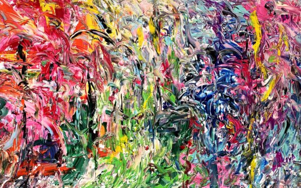 A Long Japan Sojourn - abstract by Estelle Asmodelle 2
