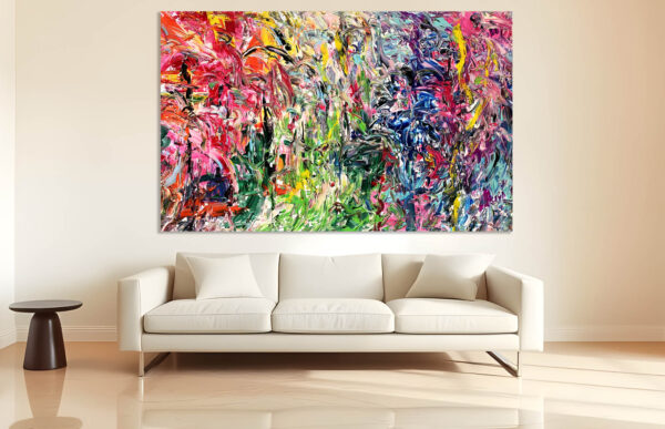 A Long Japan Sojourn - abstract by Estelle Asmodelle 3