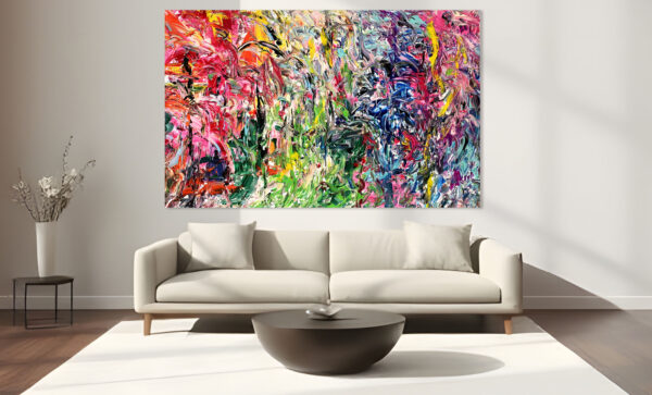 A Long Japan Sojourn - abstract by Estelle Asmodelle 4