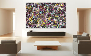 Luminous Entanglement - abstract expressionism by Estelle Asmodelle