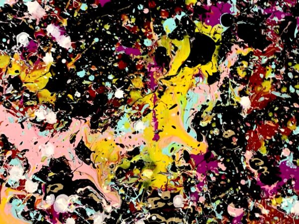 Luminous Entanglement - abstract expressionism by Estelle Asmodelle 3